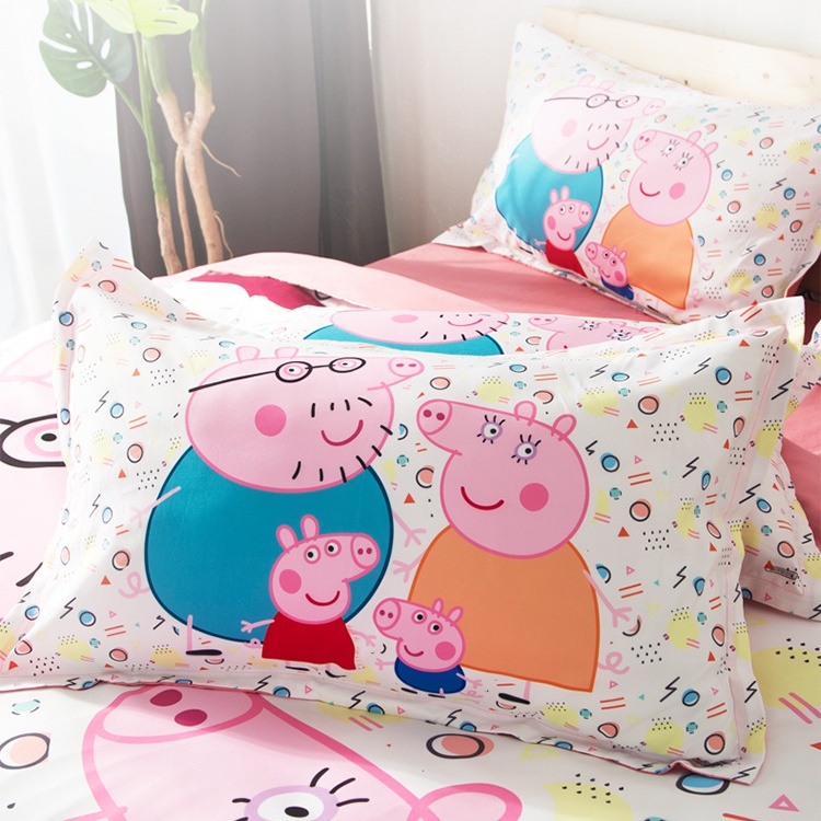 定做卡通动画可爱佩奇儿童小枕套