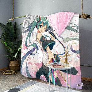 夏季二次元动漫初音全棉空调被