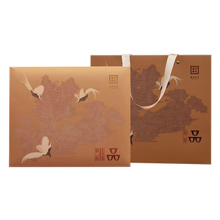 万氏留香福建福鼎磻溪老白茶品甲辰2021年紧压寿眉茶饼礼盒装300g