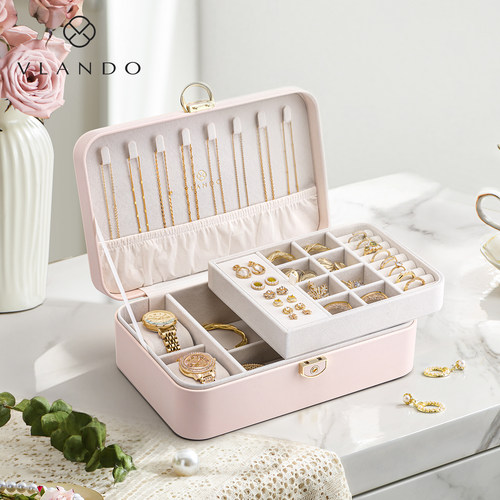 首饰盒2025新款高档首饰收纳盒