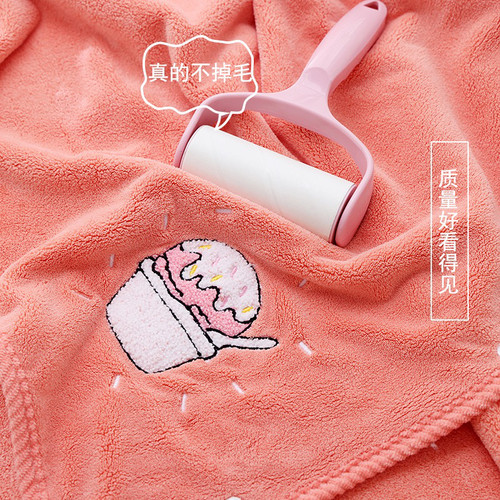 高品质加大号超柔超吸水珊瑚绒毛巾洗脸巾吸水浴巾干发毛巾