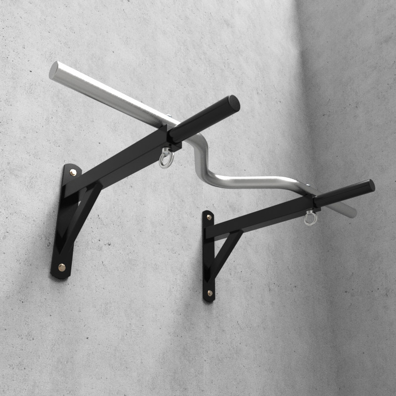 引体向上器墙体单杠家用室内囚徒杆打孔儿童吊环单杆架健身器材