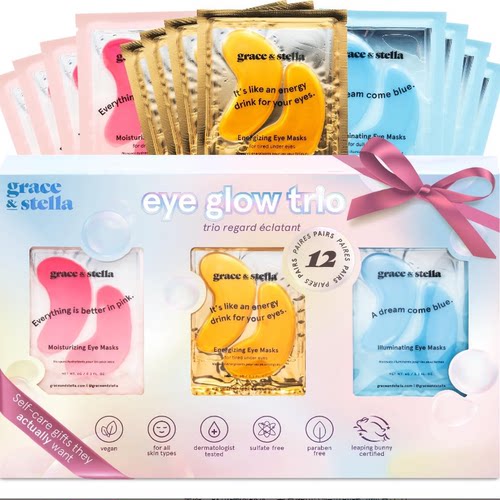 美国直邮Grace & Stella浮肿眼睛 黑眼圈的眼贴 无邻苯二甲酸盐