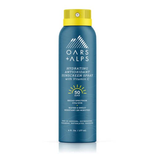 美国直邮Oars + Alps水润SPF 50防护喷雾注入维生素C 防水防汗