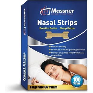 美国直邮MASSNER Strips按摩鼻噻打呼噜打鼾贴呼吸睡眠缓解 Nasal