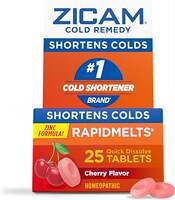 Us direct mail Zicam zinc lozenges, quick melting orange cream flavor, shortened duration, sugar-free 2 boxes thumbnail 2