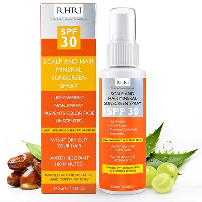 美国直邮RHRI Hair Sunscreen Spray SPF 30头发防晒喷雾不油腻