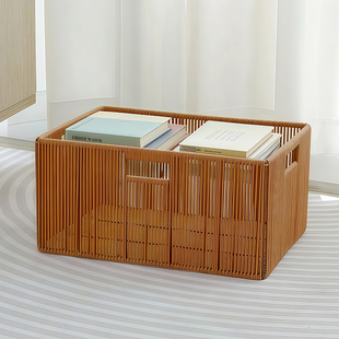 新款仿藤编收纳筐橱柜衣柜整理篮浴室储物篮酒店收纳编织收纳篮子