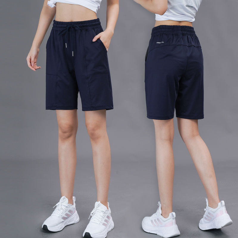 羽毛球服运动短裤女速干2025新款夏季薄款户外健身专业跑步五分裤