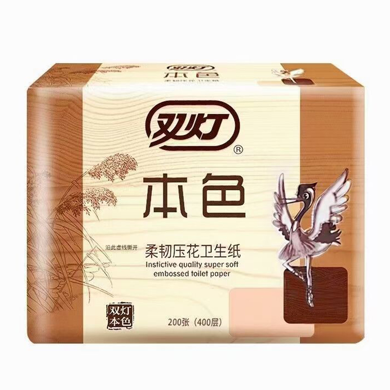 本色廁所家用衛生紙雙燈實惠裝