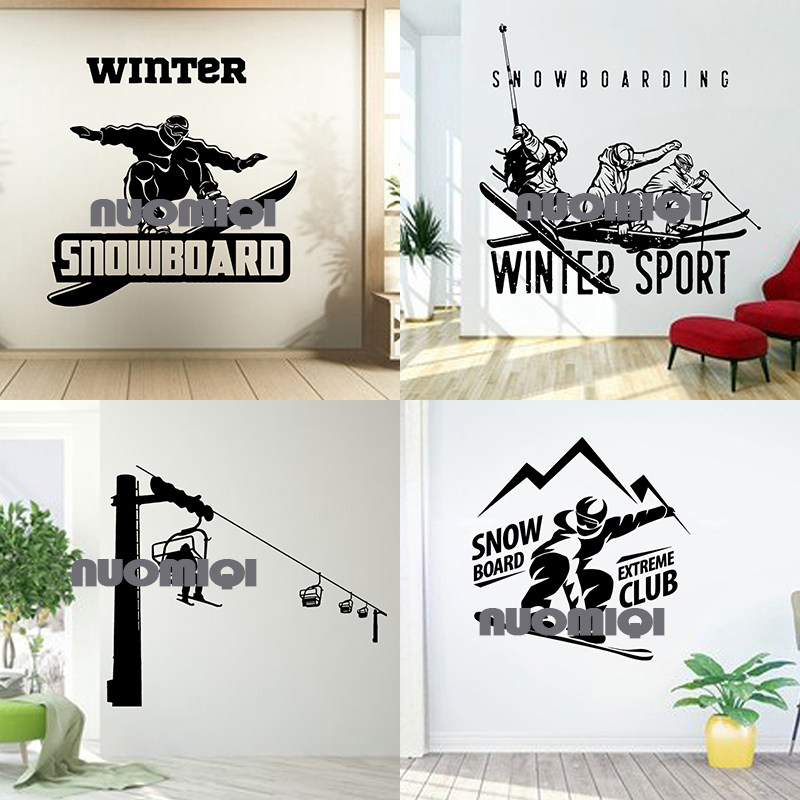单板滑雪墙贴画贴纸SNOWBOARDER