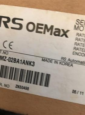 议价RS OEMAX伺服电机 RSMZ-02BA1ANK3 全新原装正品 现货销售 询