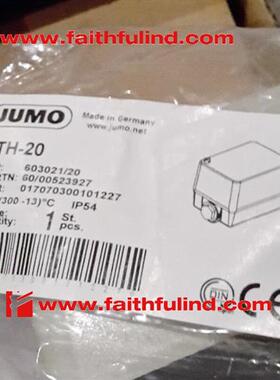 议价Jumo 00523927 久茂全新温度感测器 ATH-20 603021/20 300度