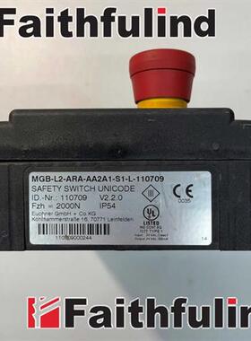 议价Euchner MGB-L2-ARA-AA2A1-S1-L-110709 安士能全新安全开关