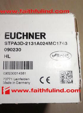 议价Euchner 090230 安士能全新安全开关 STPA3D-2131A024MC1743