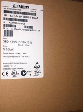 议价变频器6SE6420-2UD25/2ud27/2ud31-5CA1/1cA1 6se6420-2ad25-