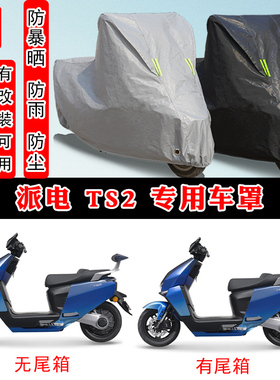 派电 TS2电动摩托车专用防晒防雨雪车衣车罩加厚防尘罩套车盖全包