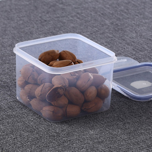 安立1250ML正方形加高保鲜盒 密封盒微波炉饭盒 杂粮盒ALG-2510A