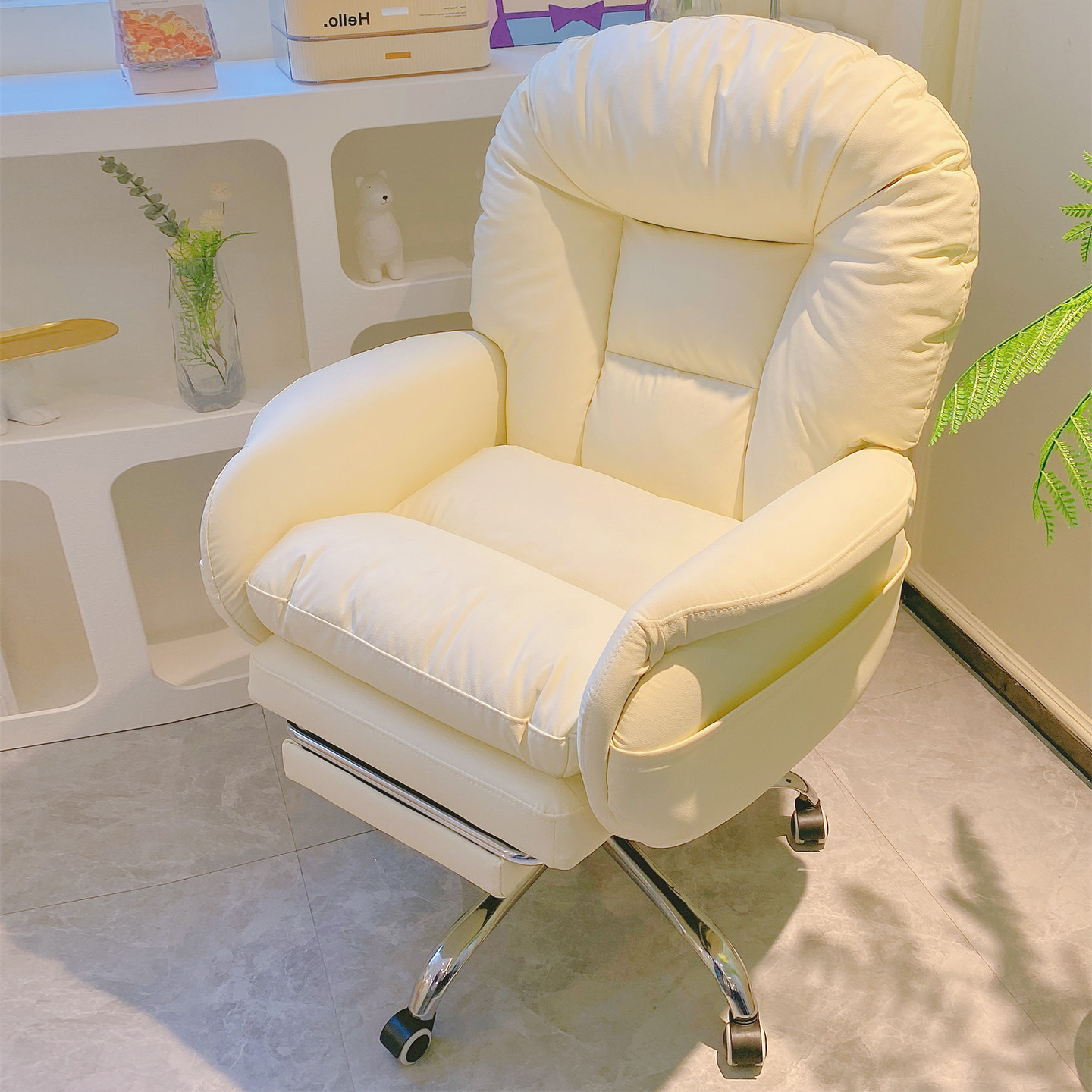 懒人沙发椅家用电脑椅舒服久坐休闲 靠背椅可坐可躺宿舍卧室书桌