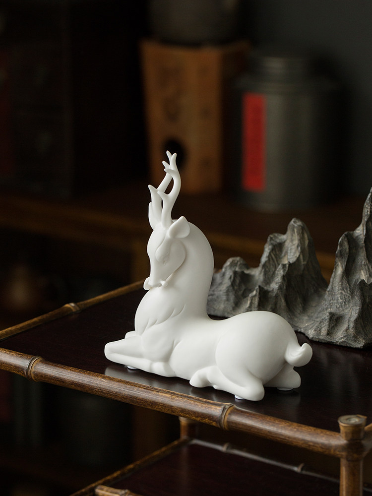 东方陶土鹿饰品家居客厅茶几桌面装饰工艺品办公室鹿饰品,家居饰品,装饰摆件,淘宝优惠券,粉丝福利购,淘宝优惠卷