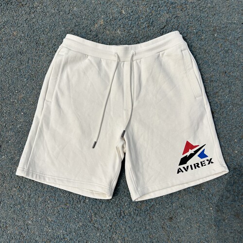 脏印瑕疵原D美式老牌HIPHOP说唱AX五分松紧腰宽松休闲短裤有绒