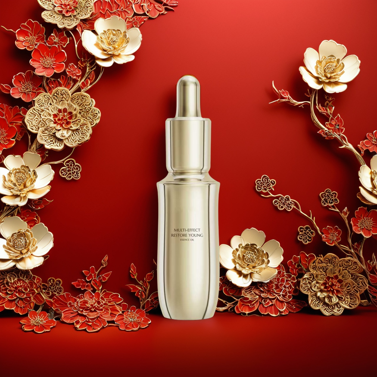 舒缓紧致抗皱淡纹水感精华油