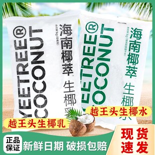 越王海南头椰萃生椰乳1kg装鲜打椰椰萃冷冻椰浆咖啡奶茶店原材料