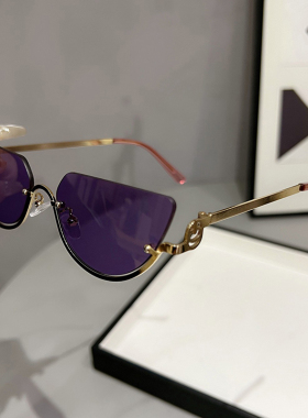 海边墨镜女防紫外线高级感gm夏男士太阳镜2025潮流新款网红眼镜