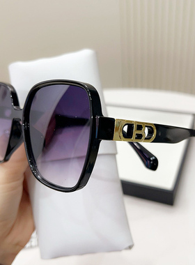 墨镜2025新款女夏防紫外线高级感太阳镜网红款ins风圆脸大脸显瘦