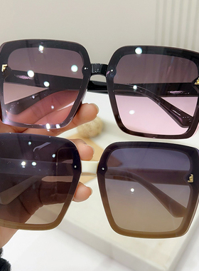 墨镜女夏复古gm眼镜网红同款防紫外线强光太阳镜男2025年新款圆脸