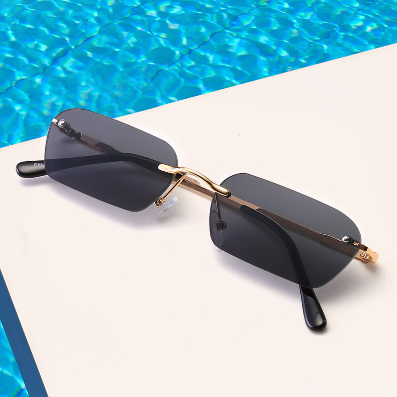Korean Edition grace glasses 2022 new pattern Frameless Sunglasses Sunglasses Xia Chao Star models Round facein the  ZIPPO/Swiss Army Knife/Glasses , Sunglasses  category - from Buy2taobao.com to provide professional Taobao agent buy service