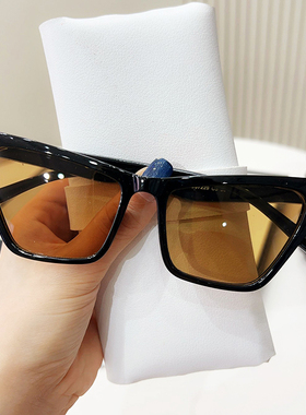 太阳镜女2025年新款防紫外线墨镜高级感圆脸大脸简约gm眼镜显脸小