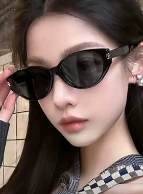墨镜2025新款潮女太阳镜圆脸网红款时尚防紫外线开车猫眼眼镜显瘦