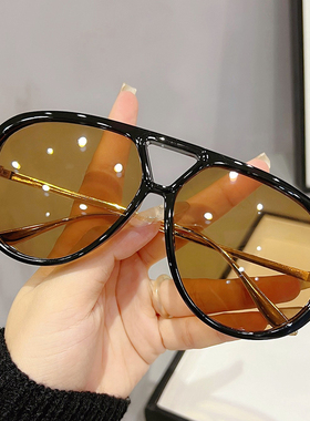 网红墨镜女ins街拍太阳镜时尚防紫外线舒适超酷眼镜2025年新款潮