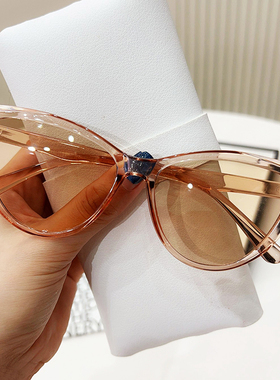 网红墨镜女ins街拍潮蹦迪海边太阳镜男防紫外线高级感gm夏显脸小