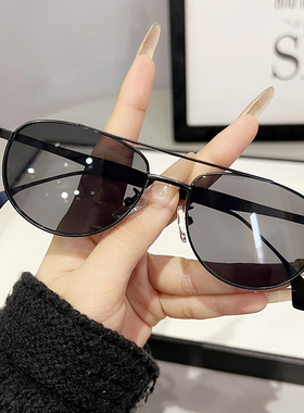 墨镜女夏圆脸gm眼镜高级感2025新款潮ins开车防紫外线太阳镜男士