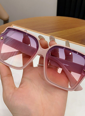 墨镜2024新款潮女太阳镜圆脸网红款时尚防紫外线开车gm眼镜男显瘦