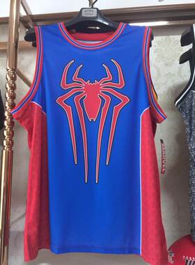 复仇者联盟蜘蛛侠速干男运动篮球服球衣漫威Marvel教授平常心街球