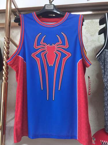 复仇者联盟蜘蛛侠速干男运动篮球服球衣漫威Marvel教授平常心街球