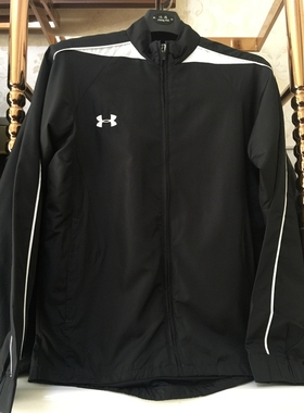 ua男子运动训练夹克梭织团队上衣外套加肥大热身1100736篮球库里