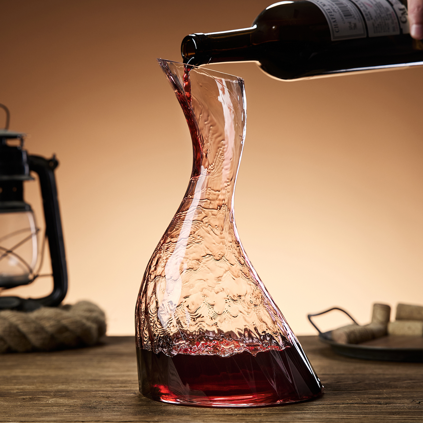 高级感红酒醒酒器家用奢华高档水晶红酒杯套装创意葡萄酒分酒器壶