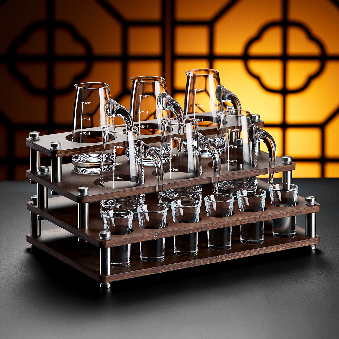 白酒杯套装中式高档水晶玻璃家用子弹杯一口小酒杯二两分酒器酒具,餐饮具,白酒杯,淘宝优惠券,粉丝福利购,淘宝优惠卷