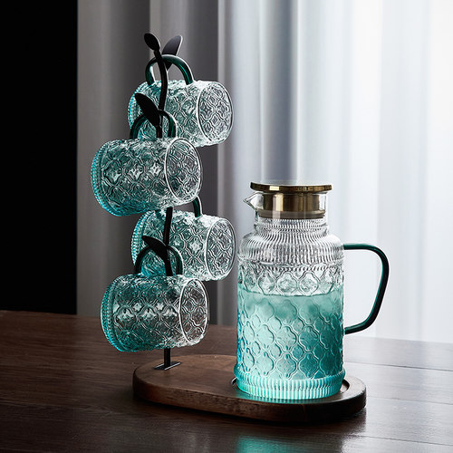 高级感水杯水具套装家用高颜值杯