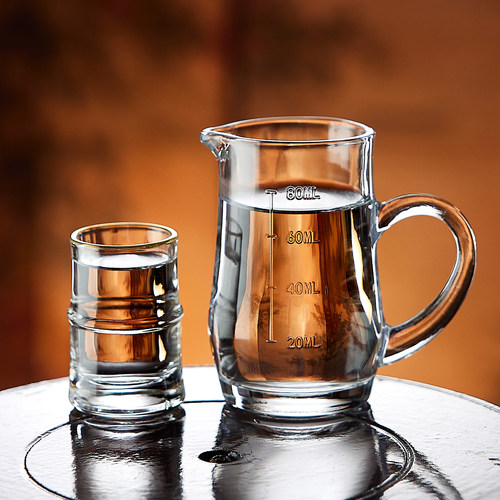 中式高档白酒杯分酒器家用套装shot杯一口子弹杯子酒盅高级感酒具