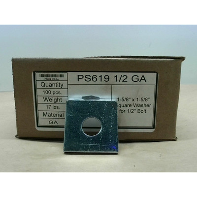 Arandelas Cuadradas Power Strut PS619 - Nuevas En Caja