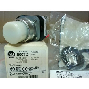 ALLEN BRADLEY 800TC-QT24WAV/T Luz Piloto Blanco Lente Empuje