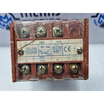 Polylux 50VA Transformer 50-60Hz 4/2.5KV