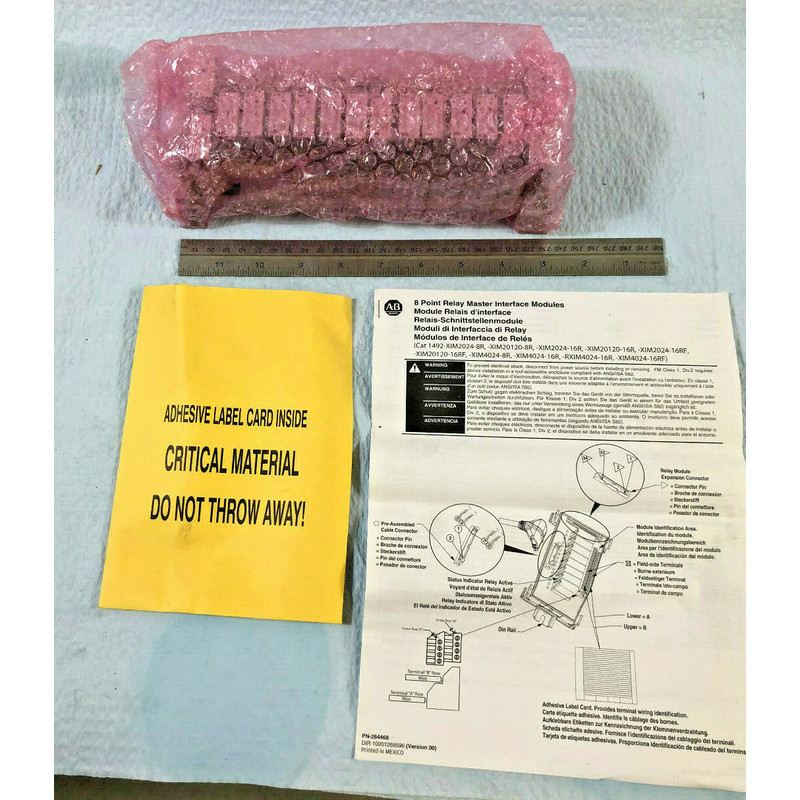 ABB 16 Relay Interface Module.1492-XIM4024-16R 40 Pin, 24V D