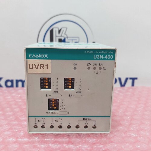 Fanox U3N400 3Phase  N Voltage Relay