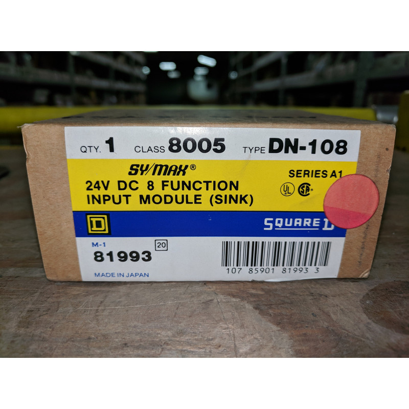 Square D 8005 DN 108 Función Entrada Módulo Sy / Máximo C